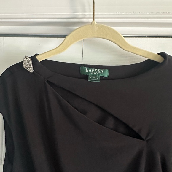Ralph Lauren Elegant Black Women's Dress size 6 - Picture 3 of 12